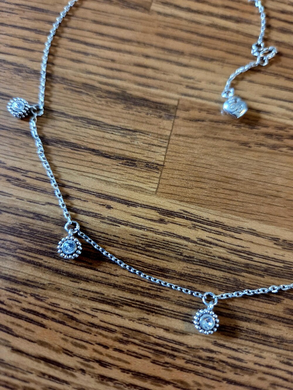 💐BRIGHTON "Twinkle Petite" Station Necklace SWEET AND SPARKLY - Picture 3 of 10